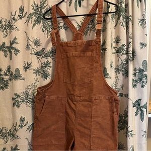 Corduroy American eagle overalls